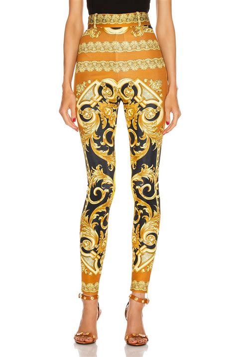 baroque blouse versace|versace baroque leggings.